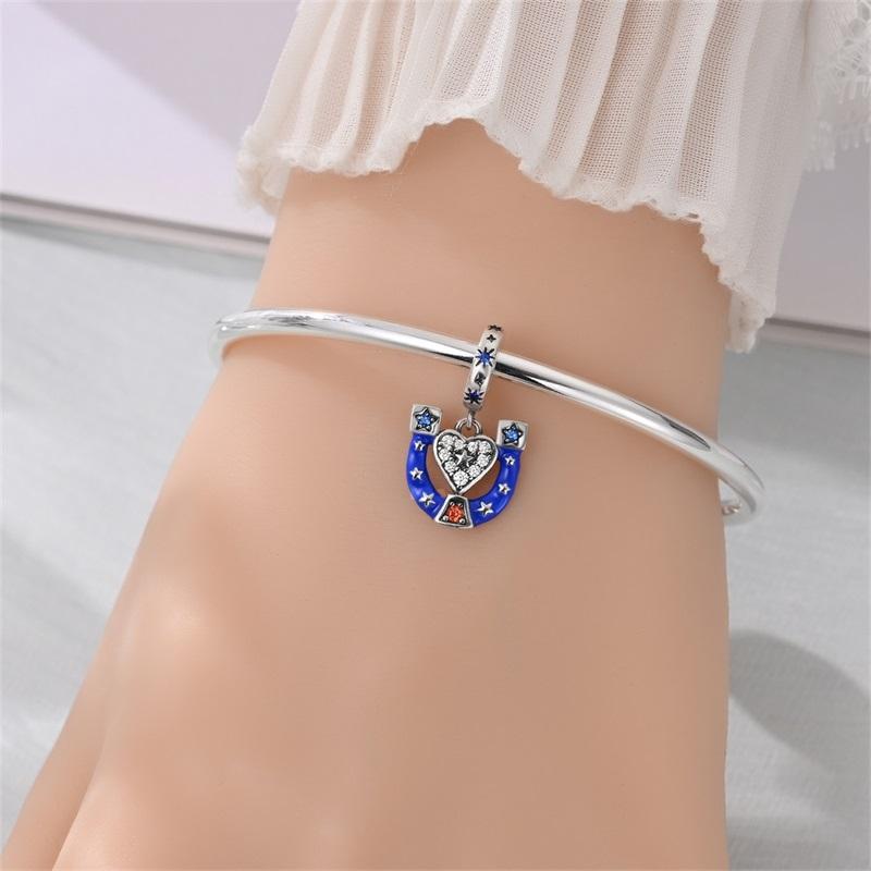 Original Cool Charms Beads Copper American Style Lucky Hoof Pendant For Woman Man Jewelry For Bracelet Accessories