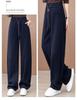 Women's Yellow Straight-Leg Sporty Casual Sweatpants - Spring/Autumn 2025 Collection