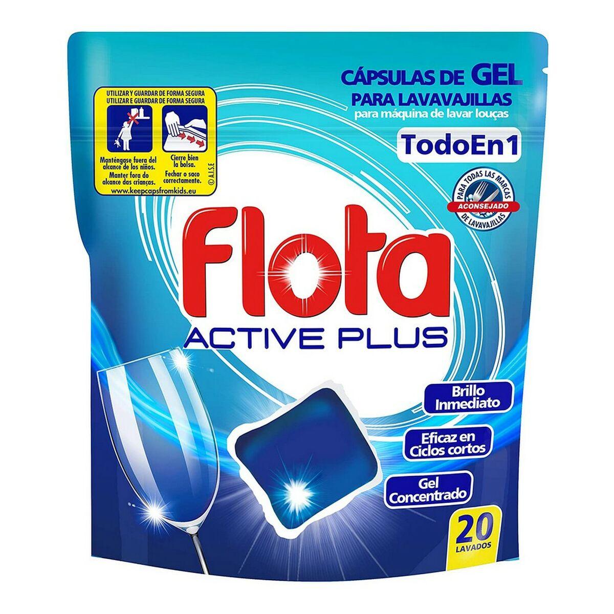 

Таблетки для посудомоечных машин Active Plus Flota (20 единиц)