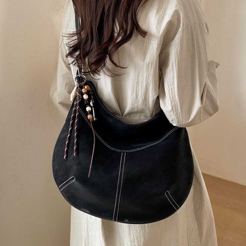 Vintage Handbag - Large Capacity, Casual and Laid-back Style Crossbody Bag, Large Capacity Tote Bag