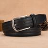 Men'S Belt Pin Buckle Belt Pu Belt Men'S Trouser Bag One Piece Big Hair