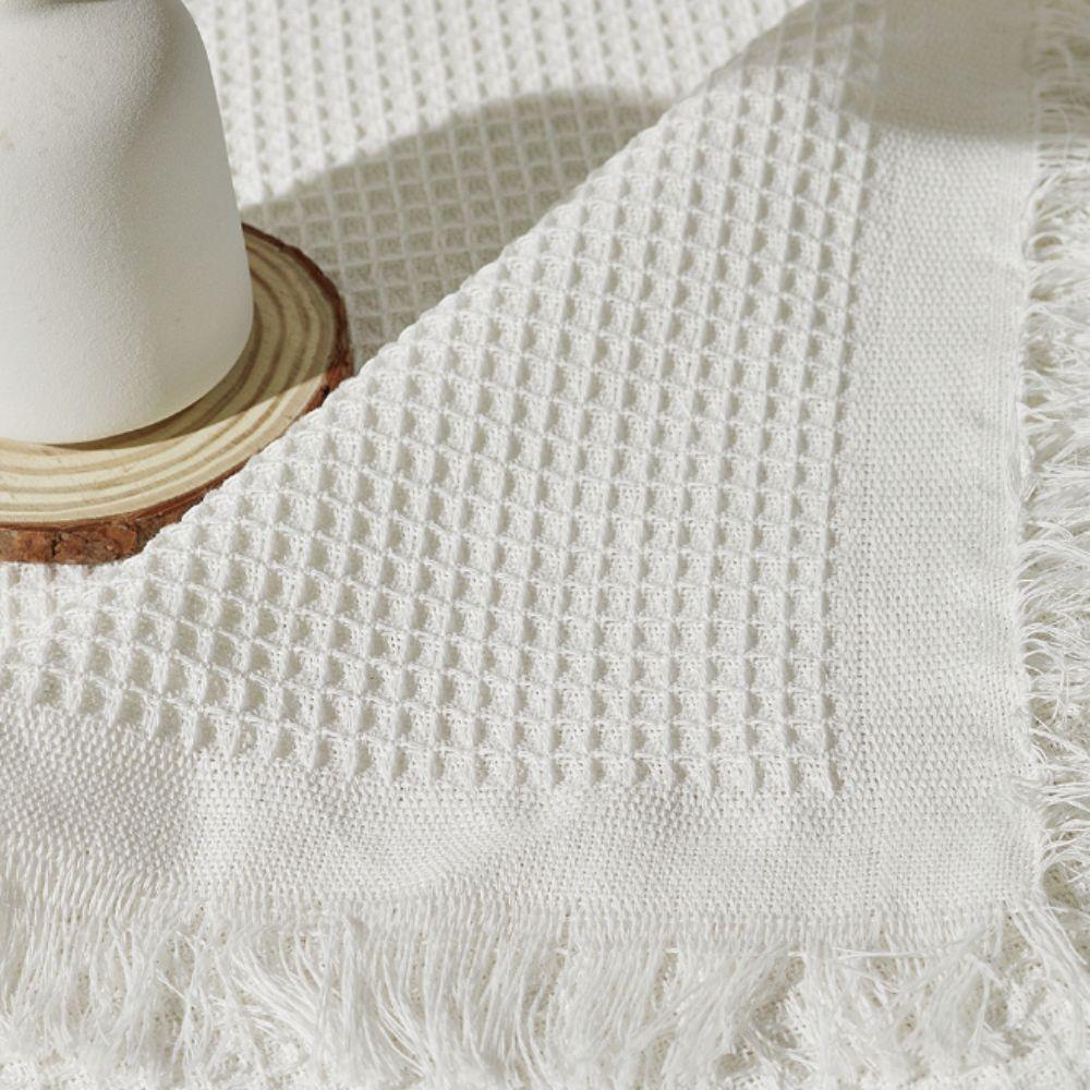 Rectangle Plaid Pattern Tablecloth Dust-proof Furniture Cover Household Garden Picnic Mat  Desk