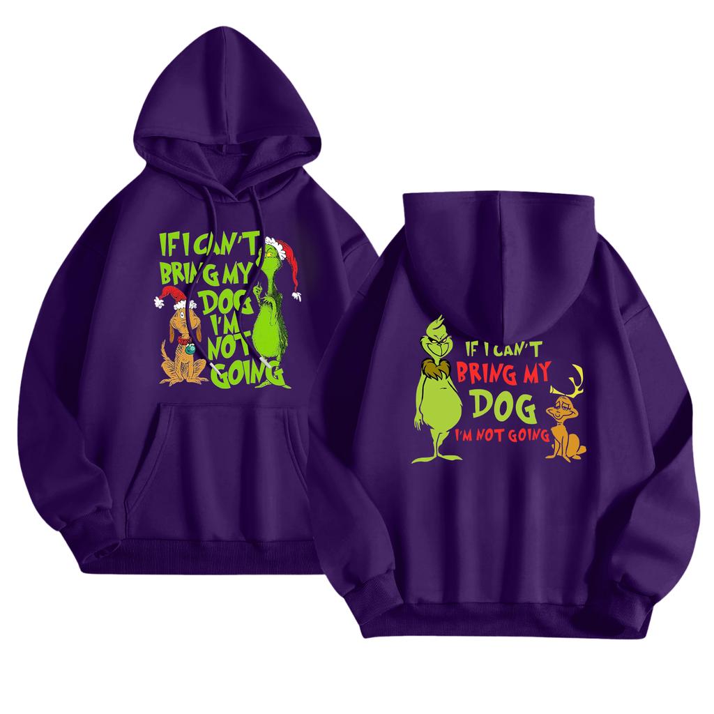 Women's Fashionable Casual Long-Sleeved Hooded Printed Sweatshirt