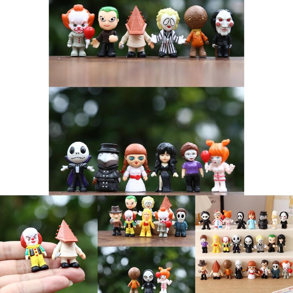 Der Clown Annabelle Klassischer Horrorfilm Charakter Modell Schreibtisch-Schmuckset Für Geisterparty-Dekoration Und Sammlerstücke Fans