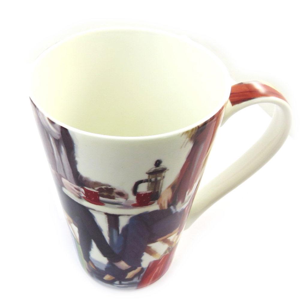 Les Trésors De Lily [N3217] - Large Porcelain Mug 'Best Friends' - 12x8 Cm (girlfriends)