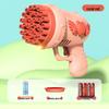 Douyin 69-Hole Light-Up Bubble Gun Rocket Launcher Toy for Kids