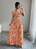 Women's Elegant Fashion Print Long Skirt Dress - New Arrival