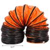 16 FT (5m) PVC Flexible Duct Hosing for 300 MM/12 Inch Diameter Exhaust Fan Extraction Flexible Ducting 12 Inch Flexible Duct Flexible Vent Duct