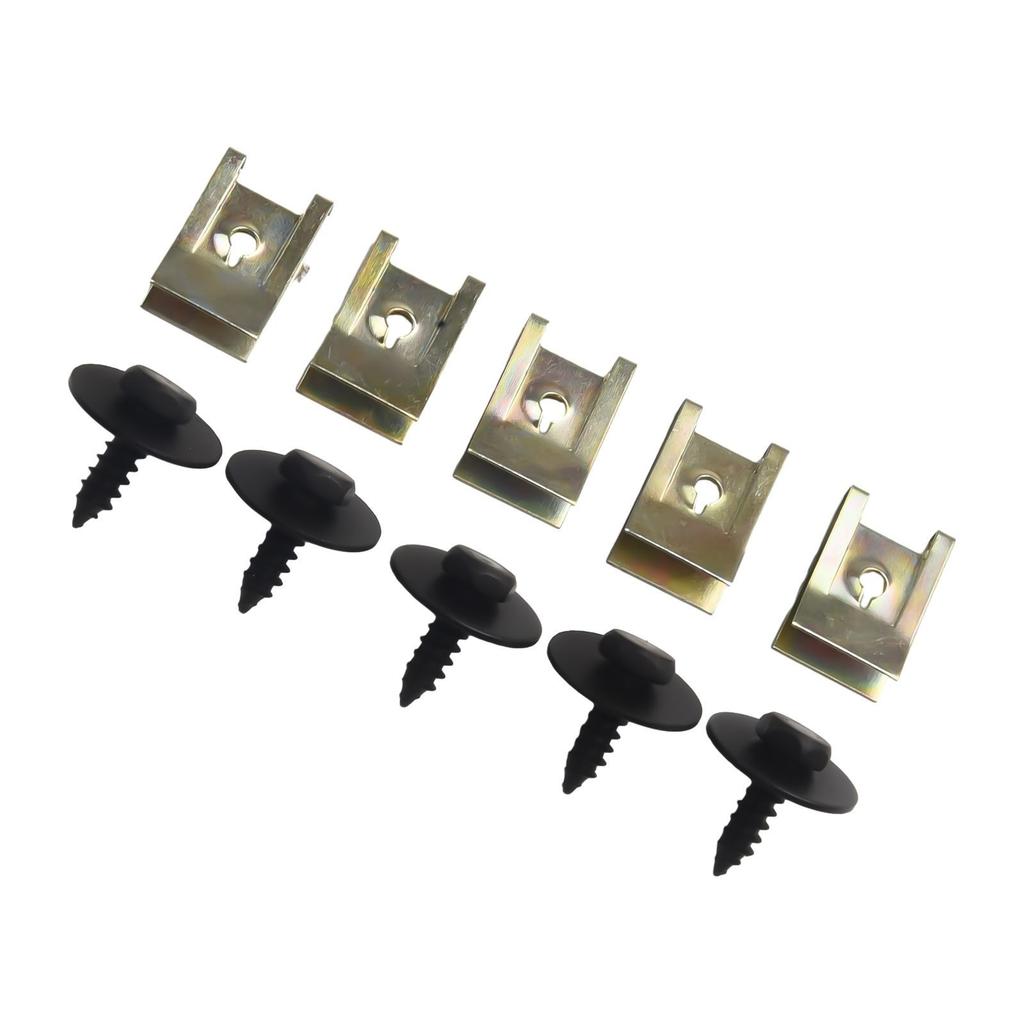 Set of 40 Hex Head Tapping Socket Bolt Screw Clips for Undertray Fastening
