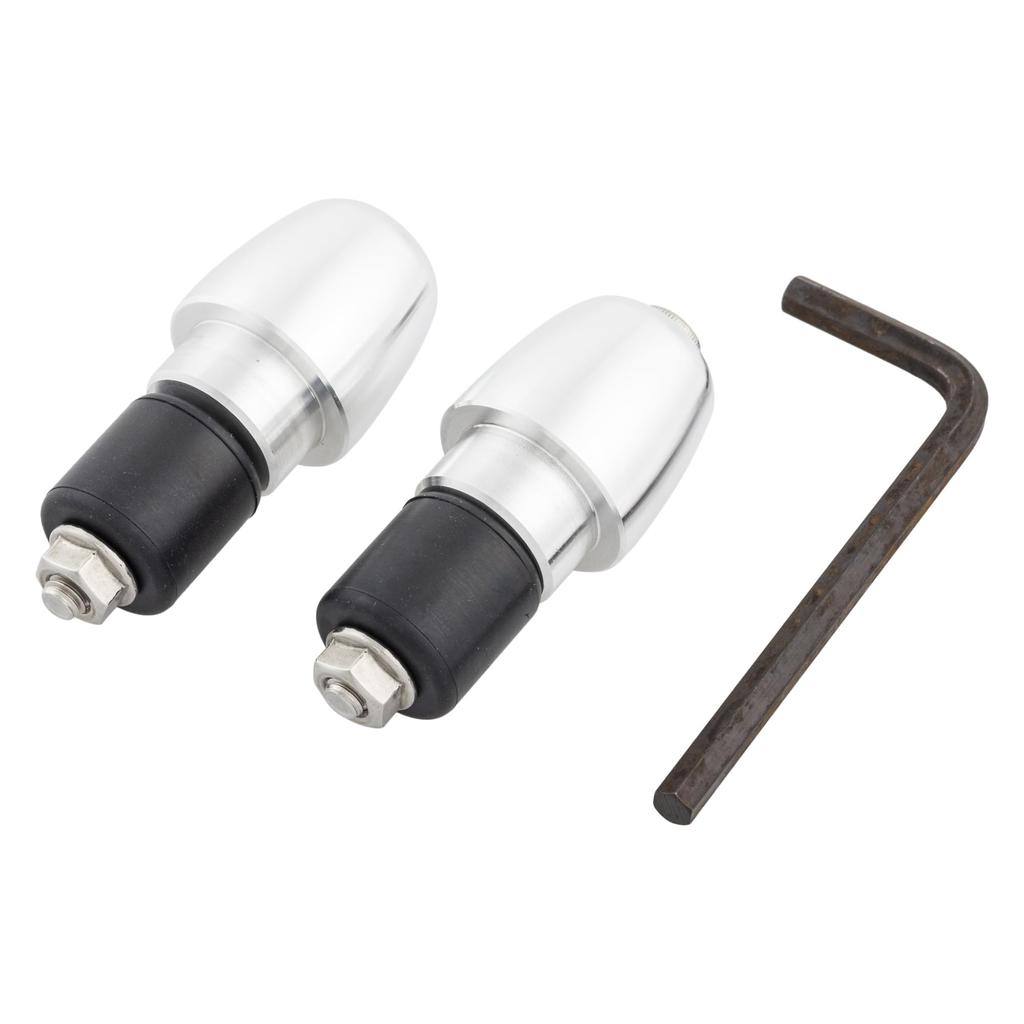 Kijima Motorcycle Parts Bar End Handlebar Inner Diameter 21mm Universal Silver HD-04802