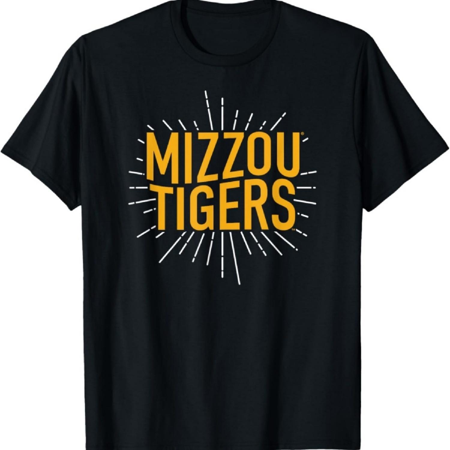 University of Missouri Mizzou Tigers Burst T-Shirt S