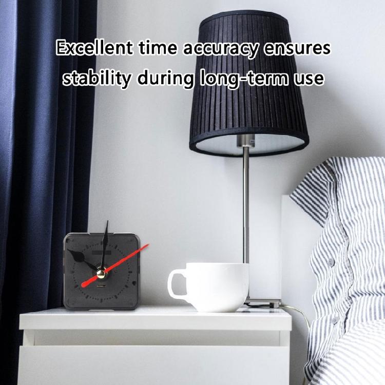 Easy Installation Clock Repair Parts Quiet Quartzs Clock Movement Mechanism with Hands Replacement Kits for Home Decors