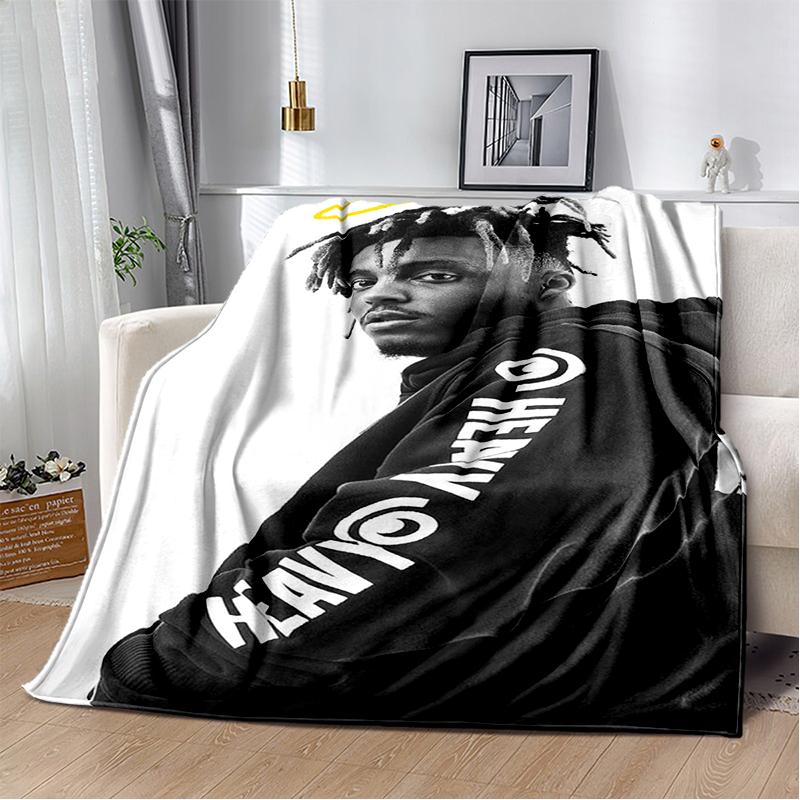 3D Print Juice WRLD 999 Legend Rapper Album Blanket,Soft Throw Blanket for Home Bedroom Bed Sofa Travel Picnic Cover Kid Gift