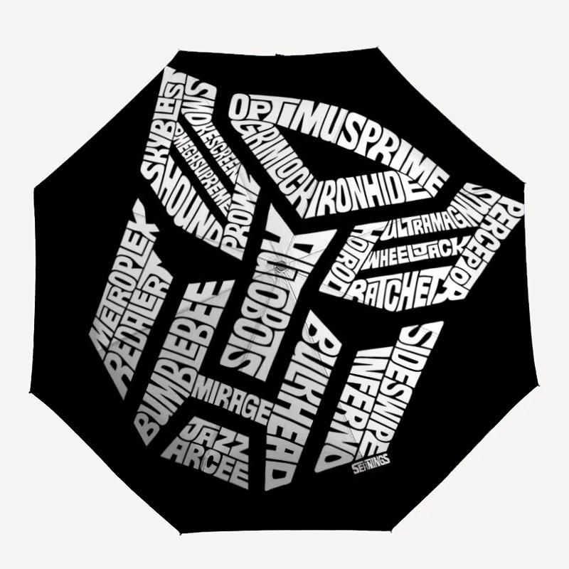 

1pc Transformers Autobots Automatic Open/Close Folding Umbrella, Windproof 8-Rib Construction, Lightweight Travel Umbrella for Women/Men076