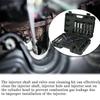 Universal Injector Seat Cleaning Set 19 Pcs Diesel Engines Sealing and Shaft Brush Kit