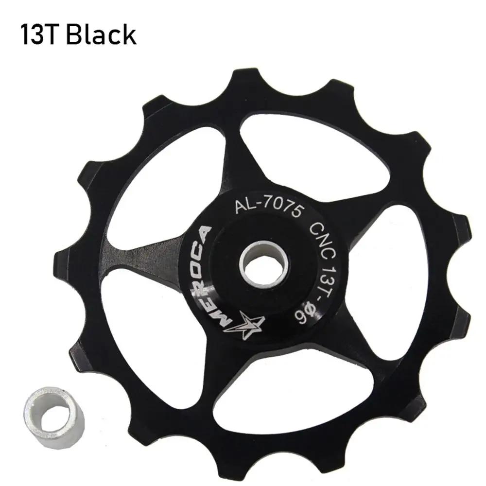 For MTB Bike 11T 13T Aluminum Jockey Wheel Mountain Road Bike Bicycle Rear Derailleur Guide Pulley Steel Bearing