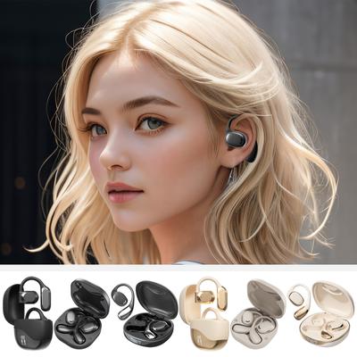 Open Ear Headphones Wireless Bluetooth-compatible 5.3 Open Ear Earbuds Noise Cancelling Running Wireless Earbuds