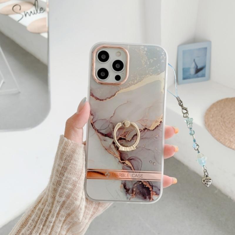 Handcrafted Phone Charm Acrylic Beaded Keychain Colorful Star Heart Keyring Cute Acrylic Ornaments for Mobiles Bag