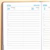 12 Months 2026 Schedule Planner Notepad Wear-resistant To-do List Notebook  School
