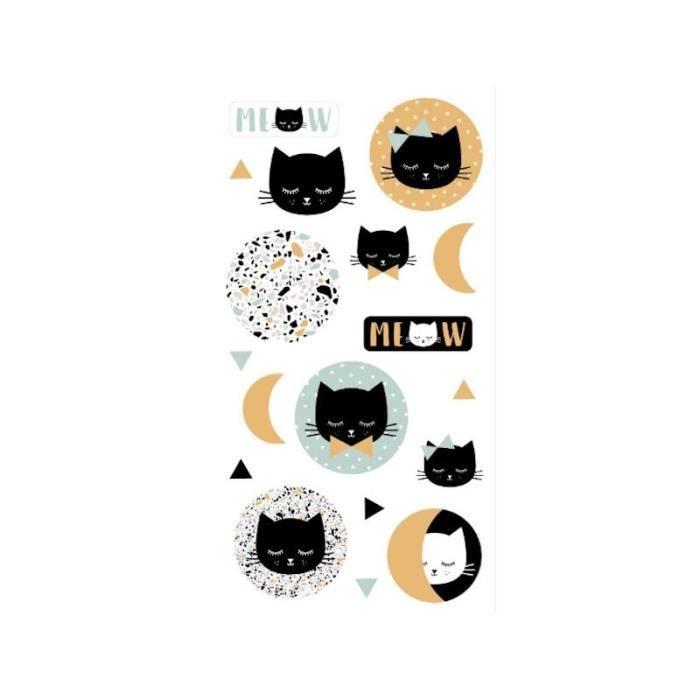 Autocollants puffy 'Artemio - Terrazzo Cat'