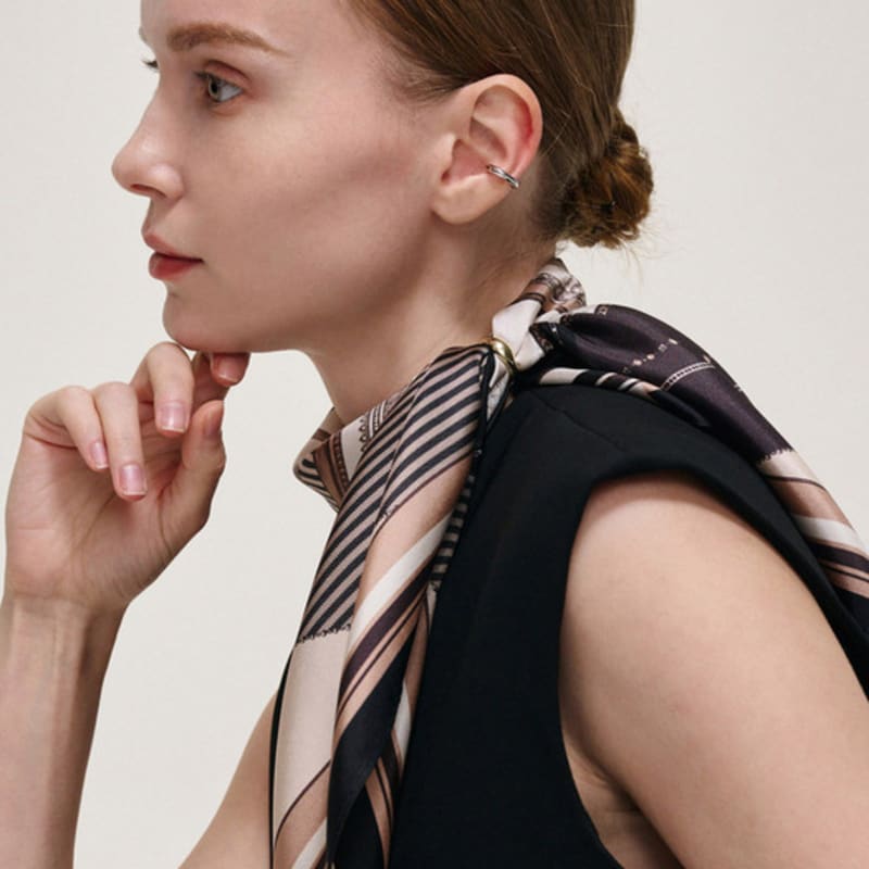 Saint Luxure Mariel Black Beige