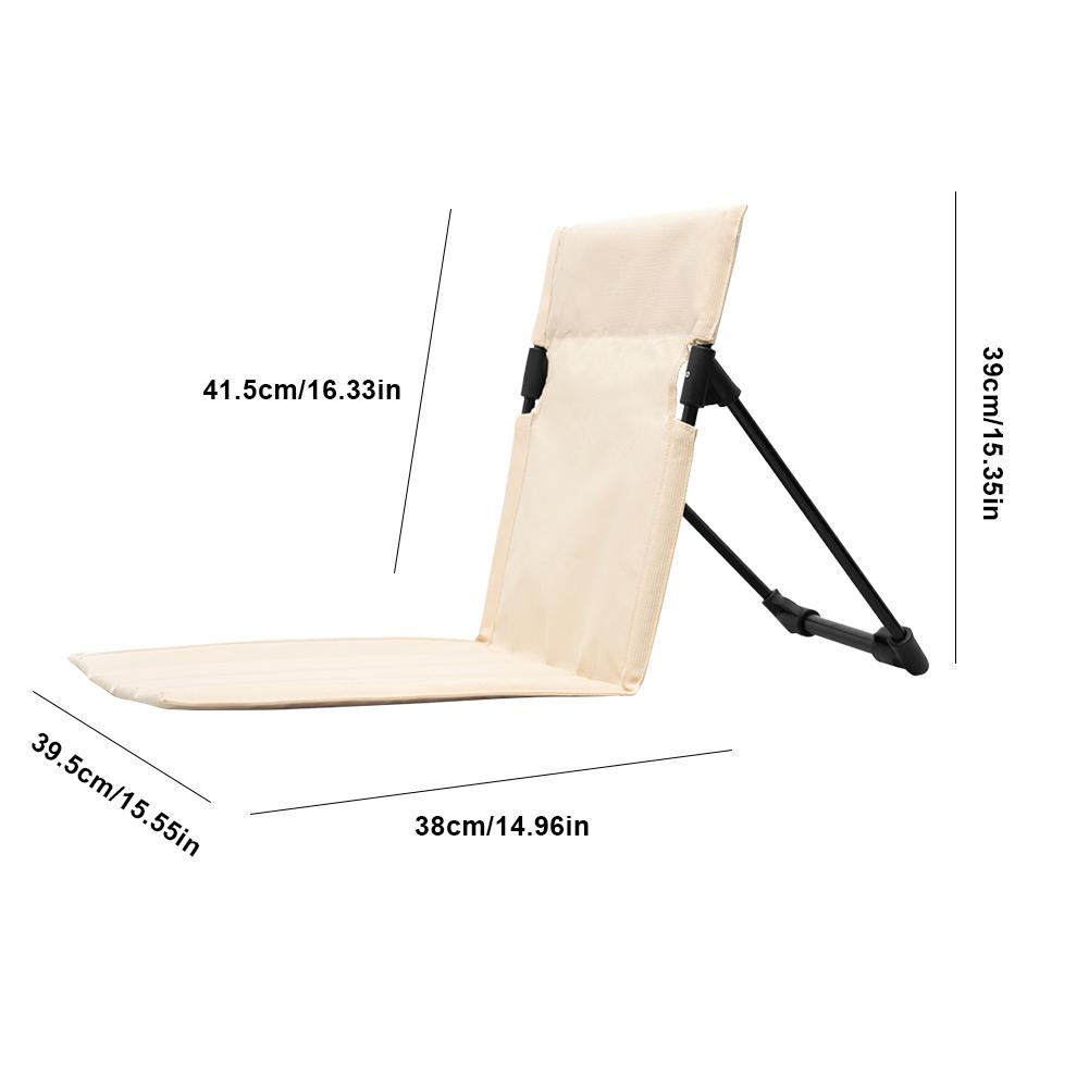 

Складное сиденье для стадиона без ножек, легкий походный стул со спинкой, компактное пляжное кресло для стадиона, балкона белый