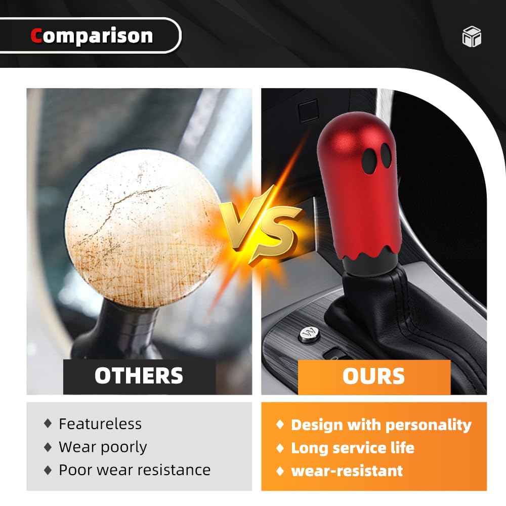 MUTEKI Car Shift Knob, Halloween, Ghost, Cute, Demon Style, Universal Gear Shift Knob, Extendable,