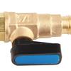 Air Conditioning Charging Valve Fine Workmanship Refrigerant Valve Good Sealing High Reliability for Office for Hotel for Home
