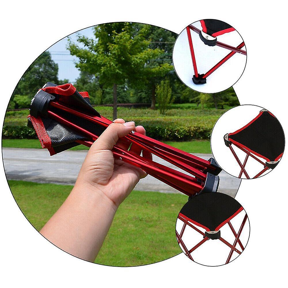 Pc Fisherman Stool Fold Up Fishing Chair Lightweight Camping Chair