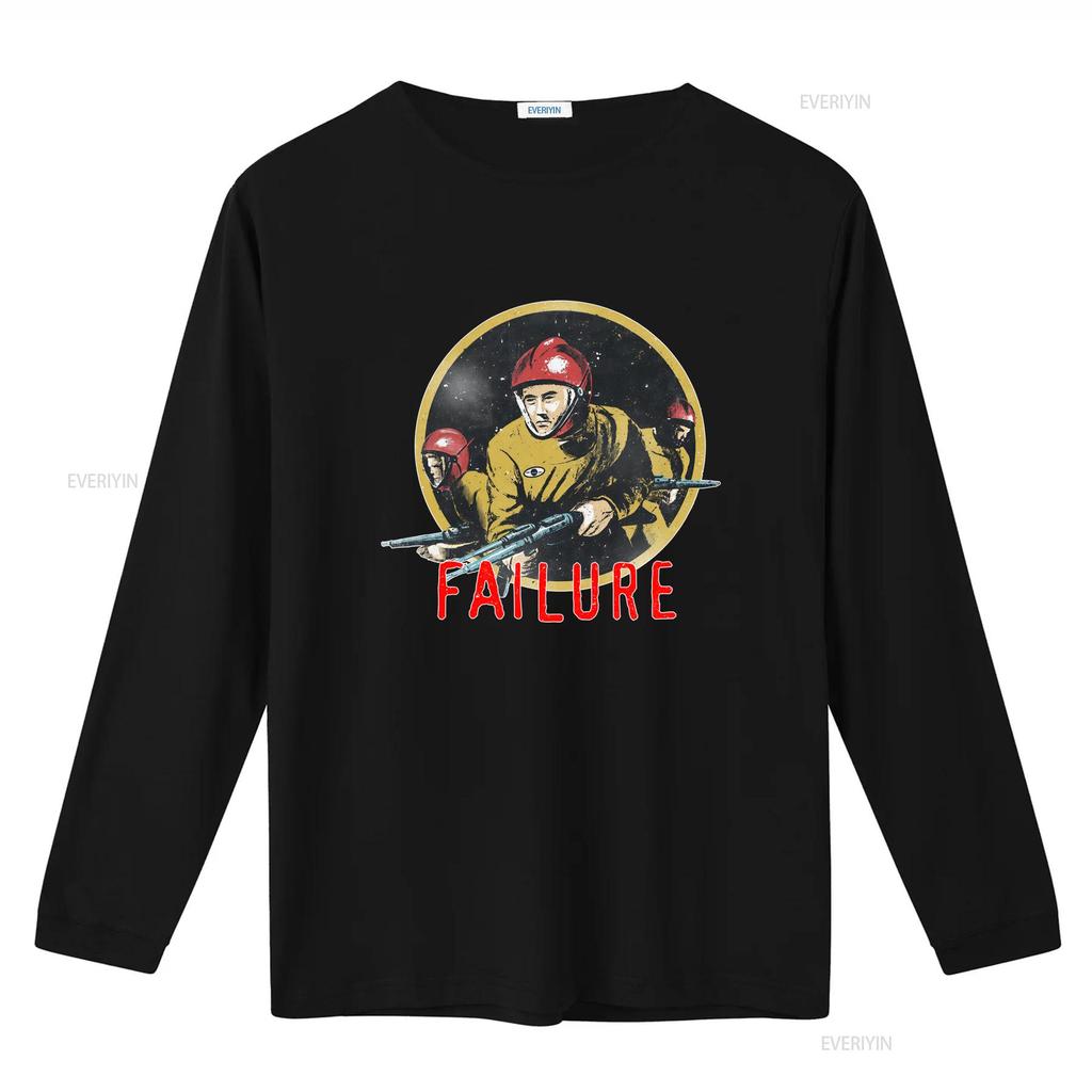 Failure Band Tribute T Shirt for Fans Black Cotton Sizes S 5XL Vintage Washed Stylish Soft Breathable Graphic Comfortable
