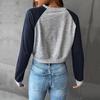 Casual Comfort and Versatility Women's Long-sleeved Letter Print Sweater Female Fall