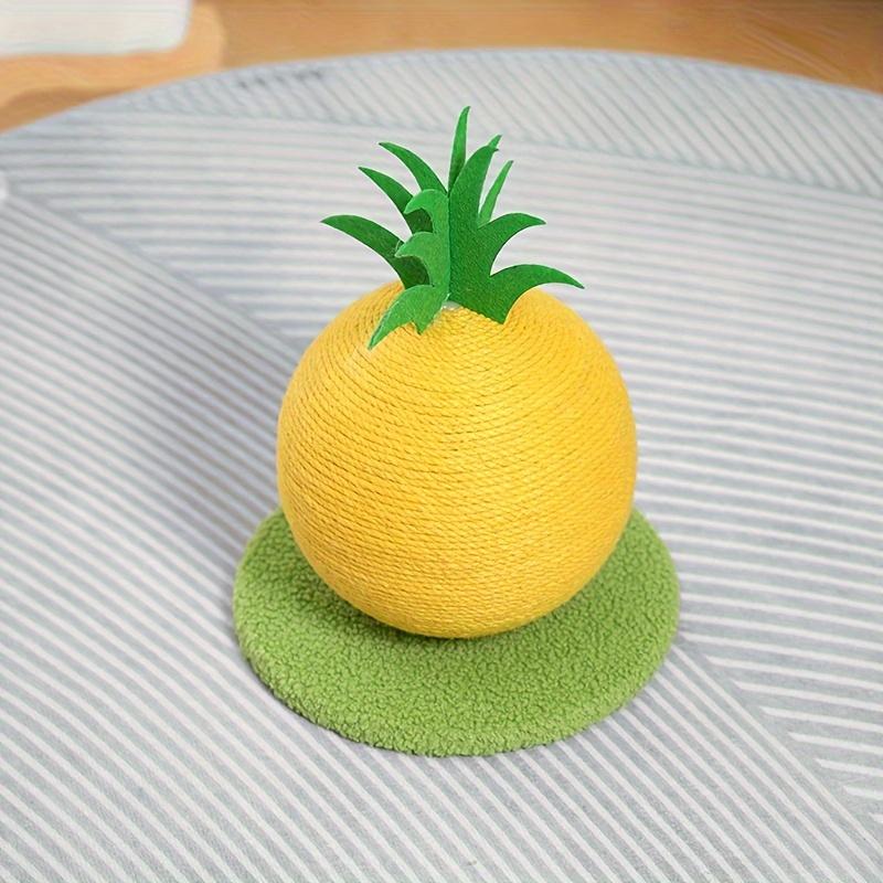 

Поставка домашних животных: Креативная когтеточка для кошек в форме фруктов, игрушка-когтеточка для кошек из сизаля Pineapple