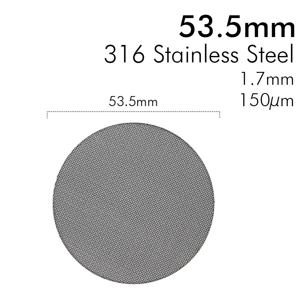 Coffee Filter Screen Stainless Portafilter Puck Screen Reusable Filter Mesh Screen for Espresso Coffee Machine 51/53.5/58.5 MM