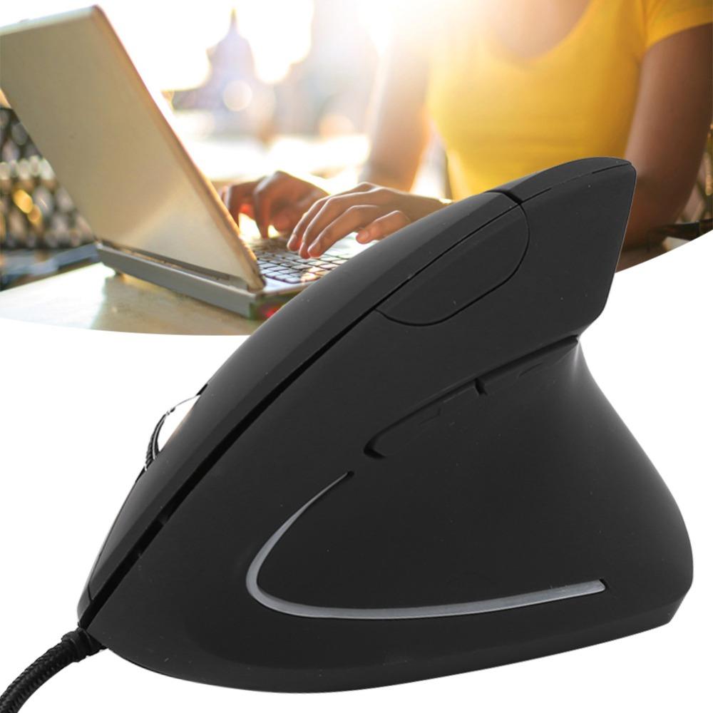 Colorful USB Wired Vertical Mouse Adjustable DPI Wired Mouse Vertical Mouse  Computer Laptop