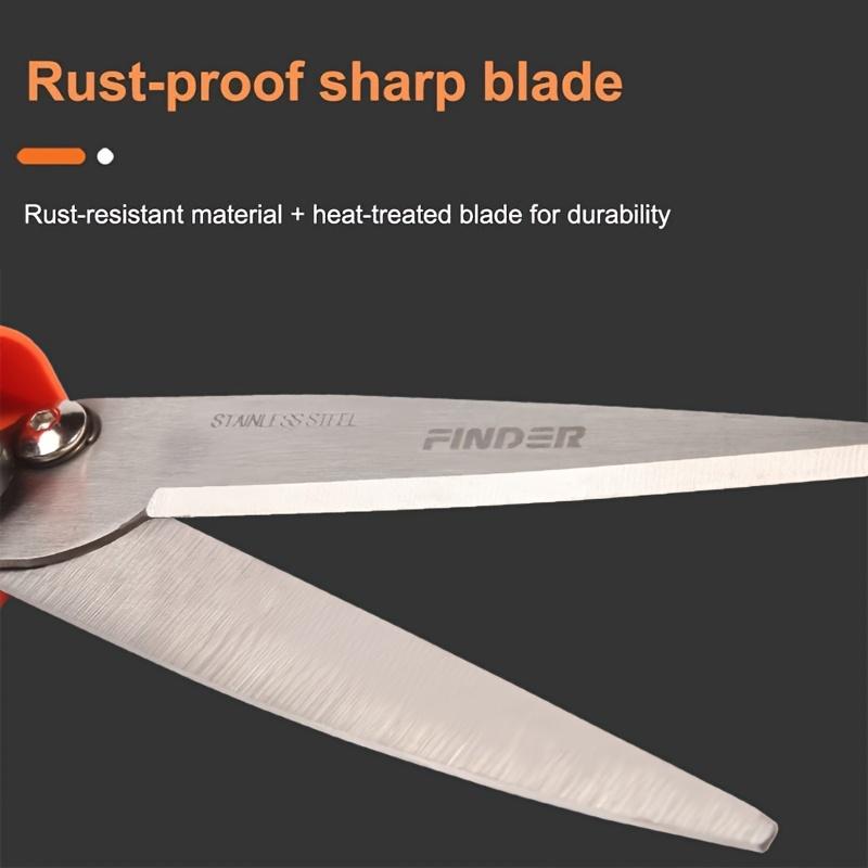 Swivel Garden Hand Pruners, 360 Degree Rotation Harden Stainless Steel Blade Lawn Scissors - Easy Edging, Extra Sharp Garden Hand Pruners