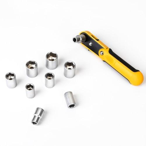 DEKO 100-Piece Home Tool Set, Perfect for Home Improvement, DIY, Furniture Assembly, Home Maintenance, and Repairs, Includes a Convenient Storage Case