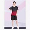 Women's Summer Mesh Sportswear Set - Quick-Dry Short Sleeve T-Shirt for Outdoor Running and Fitness