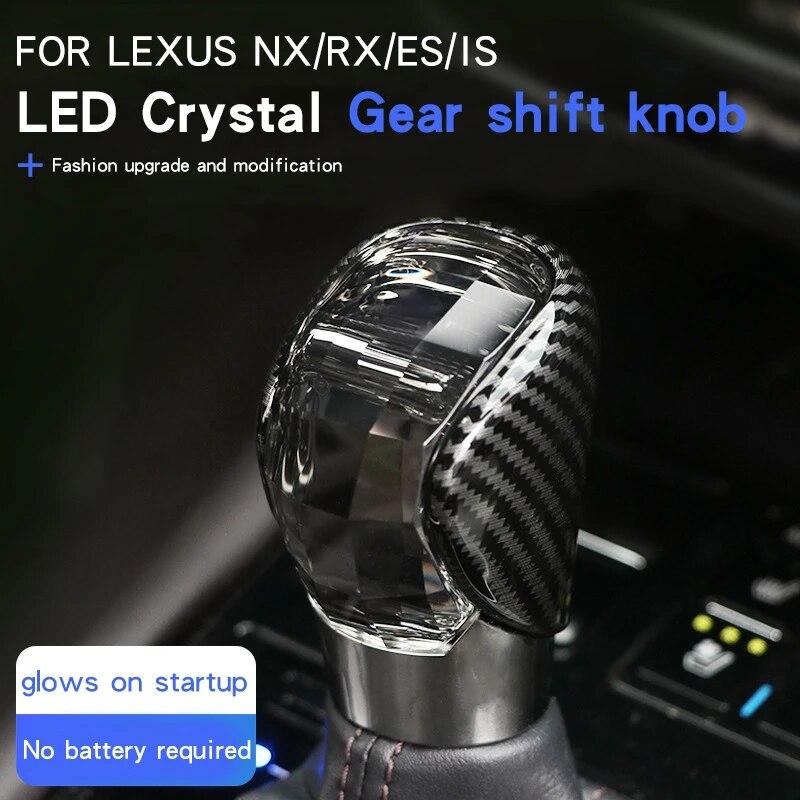 

Для Lexus NX RX ES IS Crystal Ручка переключения передач автомобильные аксессуары Модификация nx200t rx300 Автоматическая светящаяся ручка переключения передач коробки передач