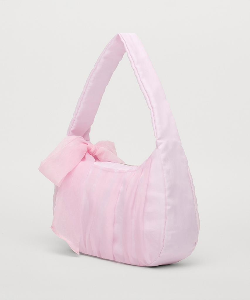 Celitails Shirring Ribbon Bag_Pink
