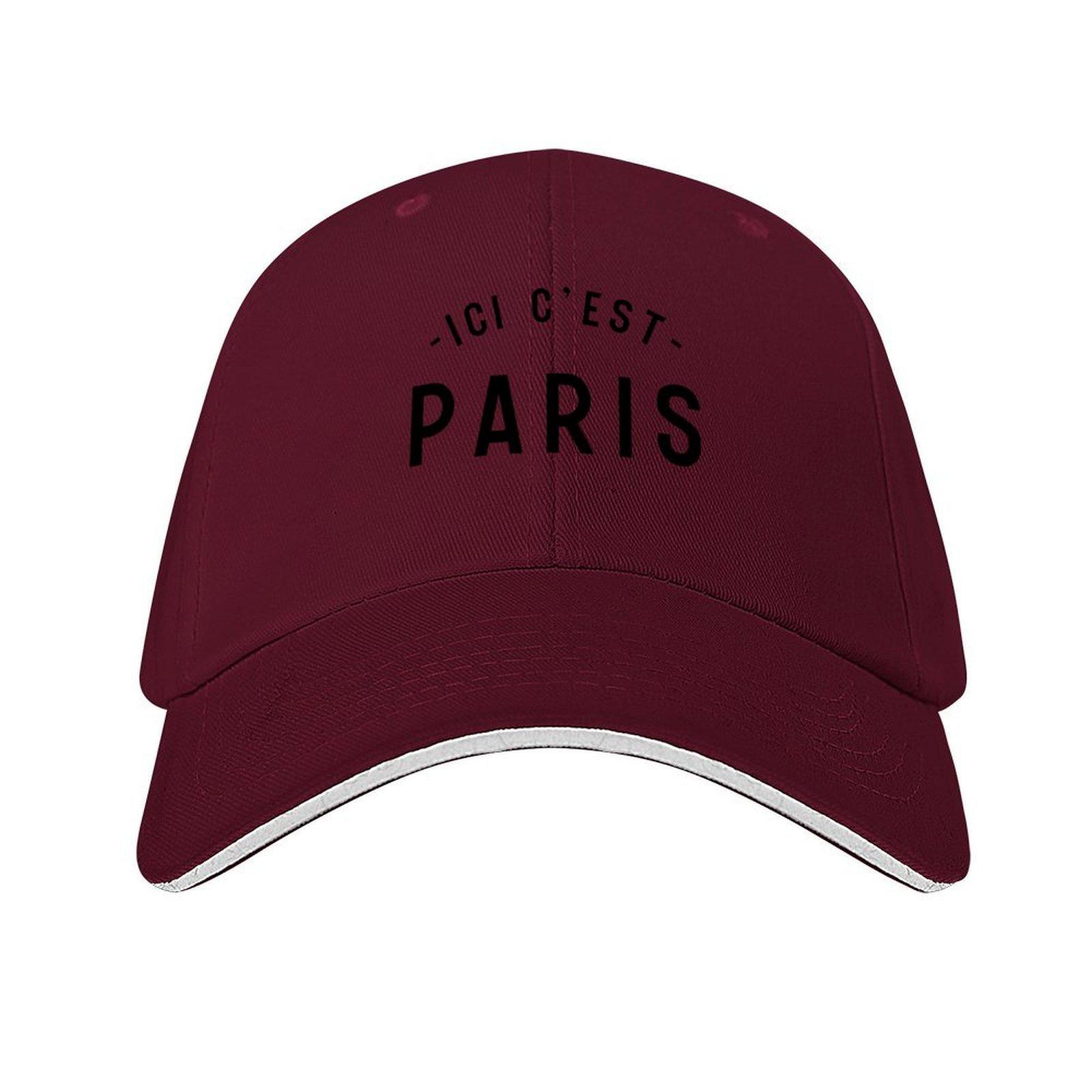 ICI CEST PARIS Baseball Cap cute Golf Hat Luxury Hat tactical cap For Girls Unisexs
