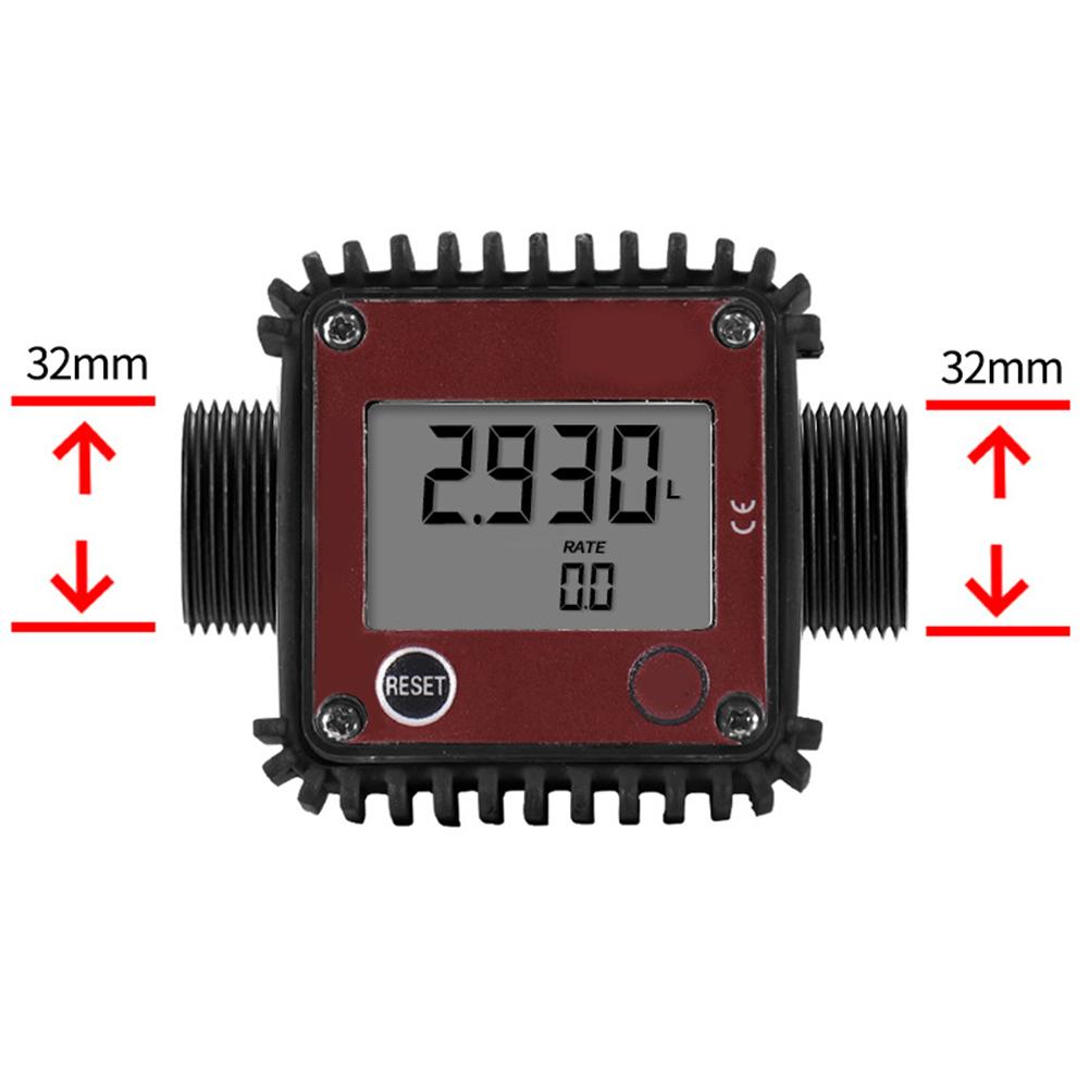 User Friendly DN25 External Thread Digital Display Gear Meter for Accurate Monitoring of Liquid Rates up to 100Lmin