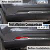 Smoked Black Rear Fog Light Lamp Decor Cover Trim for Jeep Grand Cherokee 2022+