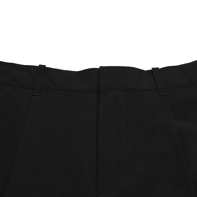 Fila Milano Series Fashion Simple Classic Versatile Comfortable Loose Woven Casual Shorts Men Shorts Black F11M625811FBK