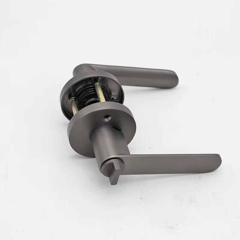 Zinc Alloy American Style Privacy Handle Lock for Bathroom, Restroom, or Storage Room