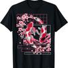 T-shirt Pesce Koi Carpa Nishikigoi Fiore di Ciliegio Sakura(36)