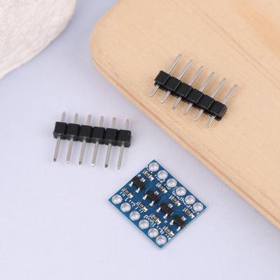 4-Kanal Logikpegelwandler - Bidirektionales 5V auf 3,3V Shifter-Modul für I2C/UART/SPI mit Stiftleiste DIY-Elektronik