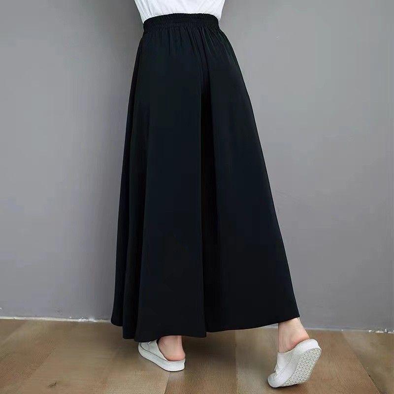 Plus Size Chubby Girl Loose 150.00kg High Waist Draped Pants
