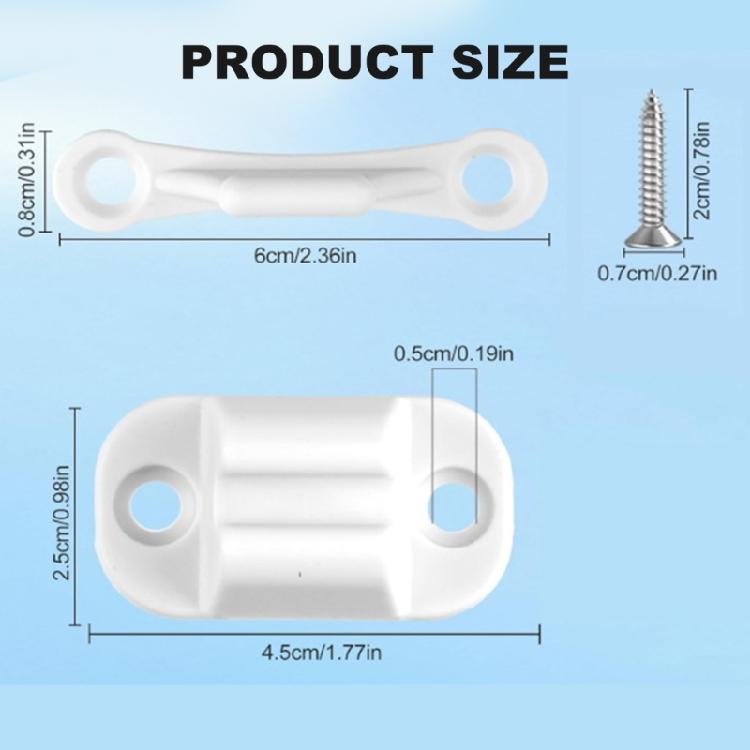 Quiet RVs Door Limiter Quick Setups Sturdy Design Door Retainer Stopper for Low Noise Travel Experience