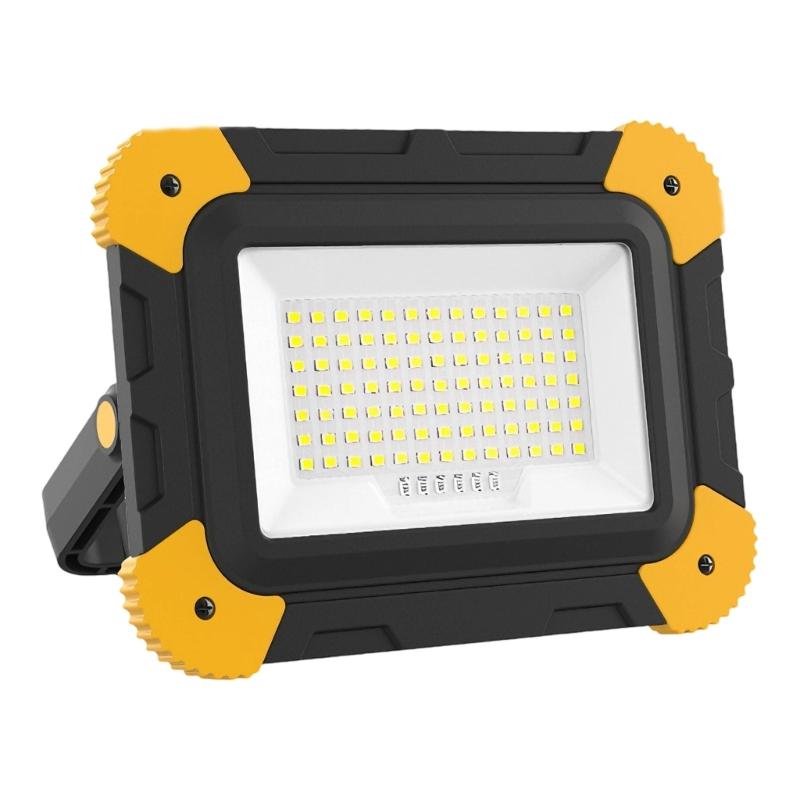 High Brightness LED Camping Lamp With Magnetic Base Portable Rechargeable For Outdoor Adventures Waterproof ABS Material