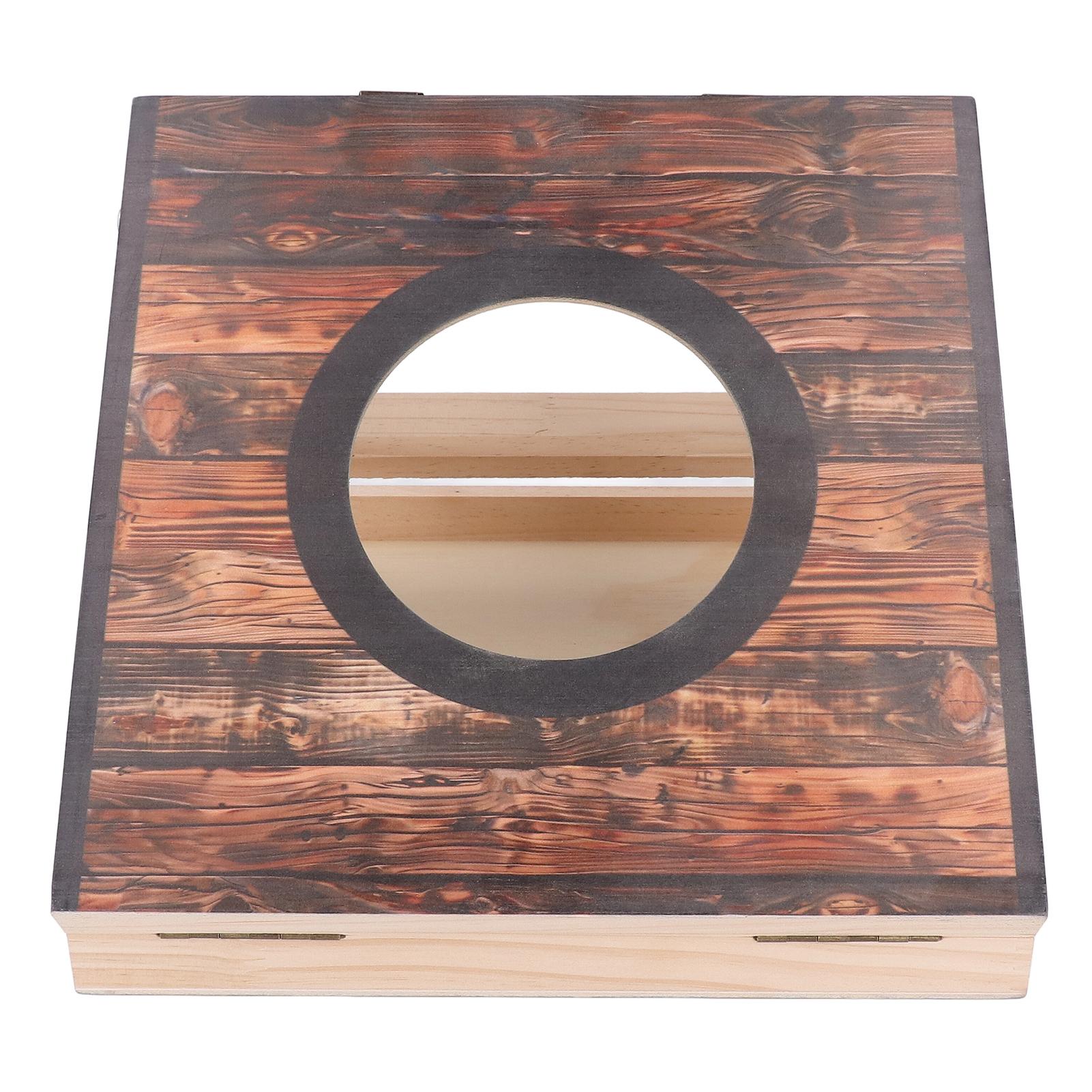 

Cornhole Game Set Portable Foldable Interactive Water Resistant Bean Bag Toss Game for Party Camping Outdoor Backyard